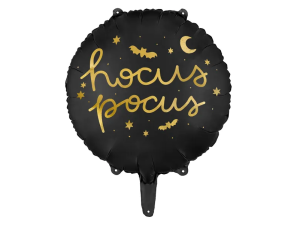 Balon Foliowy Okrągły - Hocus Pocus 45cm