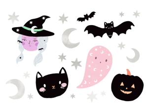 Tatuaże Zmywalne Hallowen mix - 20 szt.