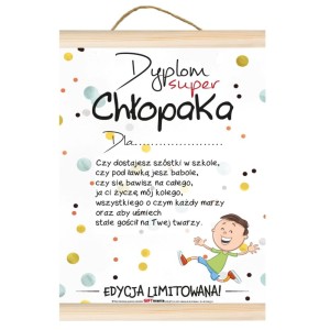 Dyplom Gift - Super Chłopaka