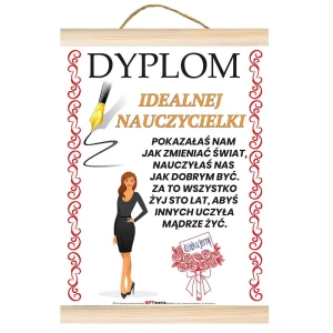Dyplom GIFT - Dyplom Idealnej Nauczycielki