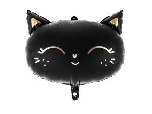 Balon Foliowy Kotek - 48x36cm - Czarny