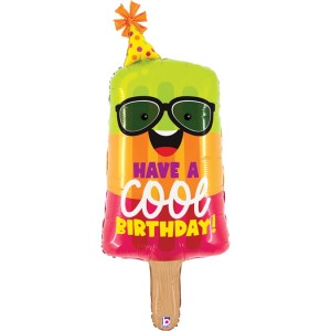 Balon Foliowy Lód - Cool Brithday