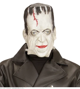 Maska biała - frankenstein bez włosów