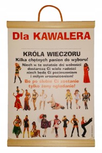 Dyplom - kawaler król wieczoru