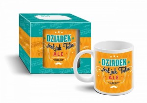 Kubek Boss - Dziadek jest jak Tata ale fajniejszy
