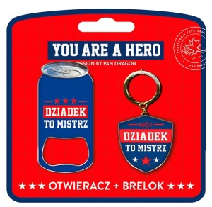 Brelok + Otwieracz  - Dziadek Mistrz