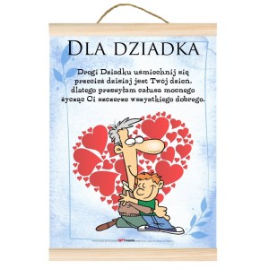 Dyplom GIFT - Dla Dziadka (serca)