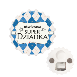 Otwieracz kapsel - Super Dziadka (kratka)