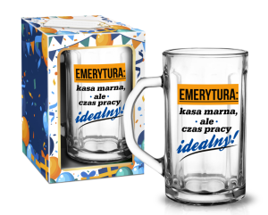Kufel 500ml - Emerytura kasa marna