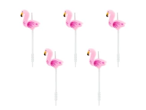Świeczki urodzinowe Flamingi, 3cm
