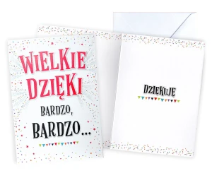 Karnet V-076 - Wielkie Dzięki Bardzo, Bardzo...