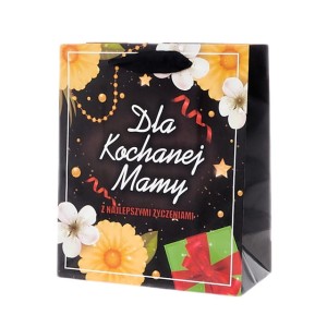 Torebka M - Dla Kochanej Mamy ( brąz)
