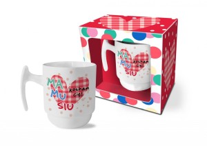 Kubek NBC matowy 310ml - Mamusiu kocham Cię