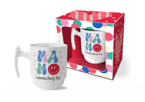 Kubek NBC matowy 310ml - Mamo uśmiechnij się