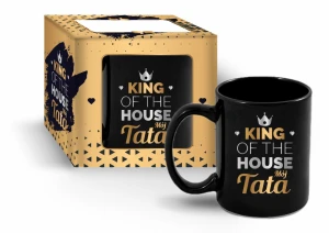Kubek Boss 300 ml czarny - King of the house