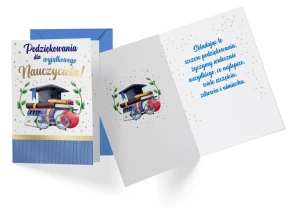 Karnet PR-423  Podziękowania Dla Wyjątkowego Naucz