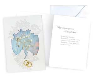 Karnet DK-972 - Gratulacje dla Młodej Pary