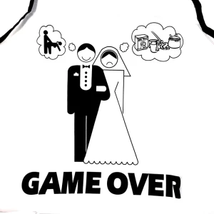 Fartuch Biały - Game Over