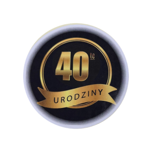Naklejka urodzinowa - 40 urodziny