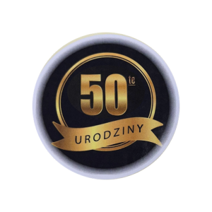 Naklejka urodzinowa - 50 urodziny