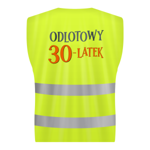 Kamizelka GIFT - Odlotowy 30 latek