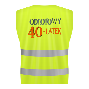 Kamizelka GIFT - Odlotowy 40 latek