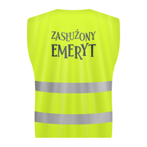 Kamizelka GIFT - Zasłużony Emeryt