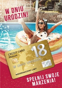 Karnet GIFT-M-167 - Karta kredytowa 18 Ona