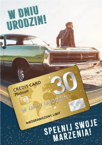 Karnet GIFT-M-170 - Karta kredytowa 30 On