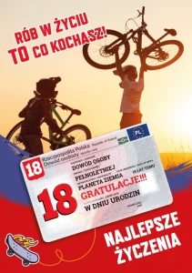 Karnet GIFT-M-166 - Dowód osobisty 18 On (rowery)