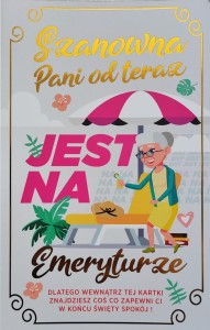 Karnet JCX 064 - Zawieszka Emerytura Ona