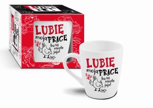 Kubek Baryłka 300ml - Lubię moją pracę niezłe jaja