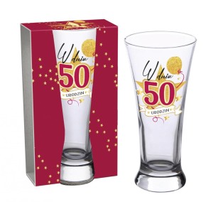 Szklanka do piwa STARS MAGENTA - 50