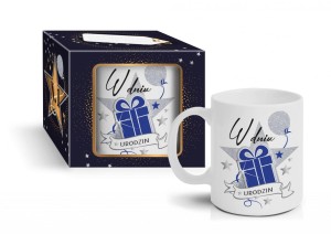 Kubek Boss STARS GRANAT 300ml - W dniu urodzin