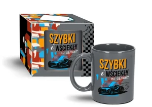 Kubek Boss 300ml szary - Szybki i wściekły