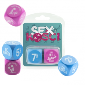 Sex kości - turkusowe