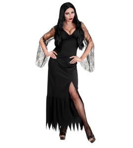 Strój - Dark Lady (Marticia) rozmiar L