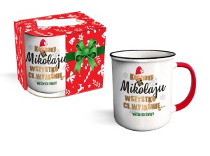 Kubek Garnuszek 400ml - Kochany Mikołaju