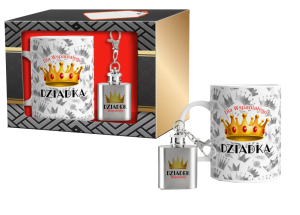 Zestaw Kubek Mini Piersiówka - Wspaniałego Dziadka