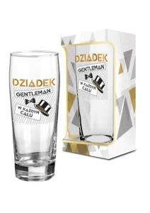 Szklanka do piwa - Dziadek gentleman w każdym calu