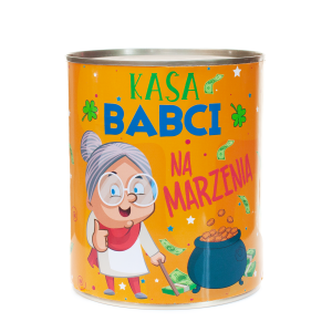 Skarbonka puszka - Kasa Babci