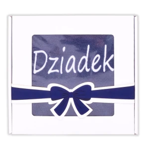 Ręcznik 100x50 Pudełko Granatowy - Dziadek
