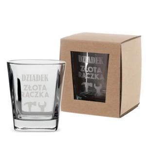 Szklanka whisky DR - Dziadek złota rączka