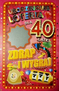 Karnet JCX 094 - Loteria 40 Ona
