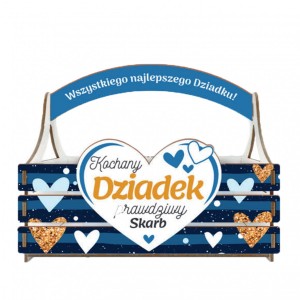Koszyk Drewno - Kochany Dziadek