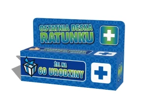 Żel ostatnia deska - na 60 urodziny