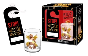 Zestaw Szklanka Whisky + Zawieszka STOP