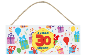 TABLICZKA 30 URODZINY