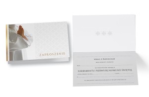 Zaproszenia PMZ-059 - Komunia Święta (chłopięce)