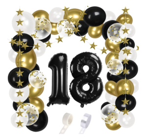 Balony w zestawie - 18 lat (120 szt.)